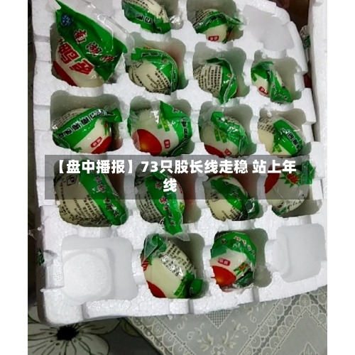【盘中播报】73只股长线走稳 站上年线