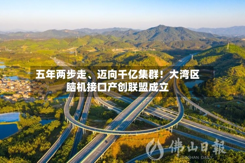 五年两步走、迈向千亿集群！大湾区脑机接口产创联盟成立-第2张图片