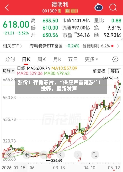 涨价！存储芯片，“供应严重短缺	”！世界投行，最新发声-第2张图片