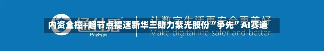内资全控+超节点提速新华三助力紫光股份“争先”AI赛道-第3张图片