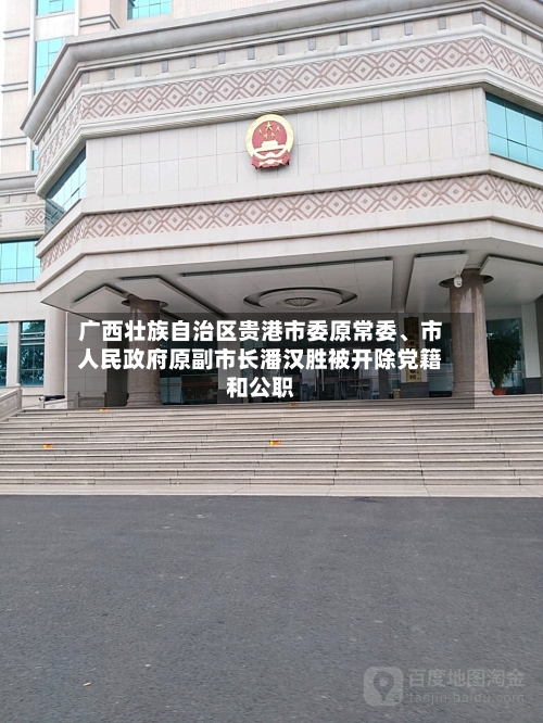 广西壮族自治区贵港市委原常委	、市人民政府原副市长潘汉胜被开除党籍和公职-第2张图片