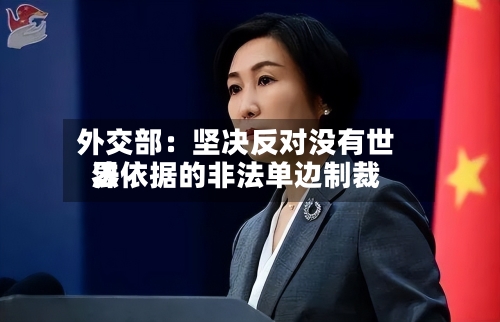 外交部:坚决反对没有世界
法依据的非法单边制裁