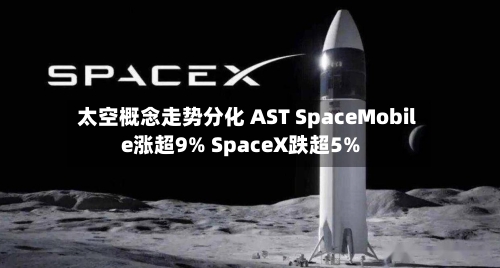 太空概念走势分化 AST SpaceMobile涨超9% SpaceX跌超5%