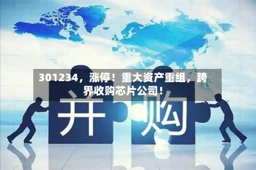 301234,涨停!重大资产重组,跨界收购芯片公司!