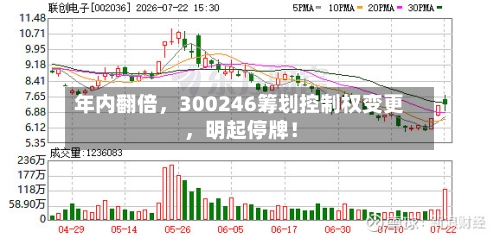 年内翻倍	，300246筹划控制权变更，明起停牌！-第2张图片