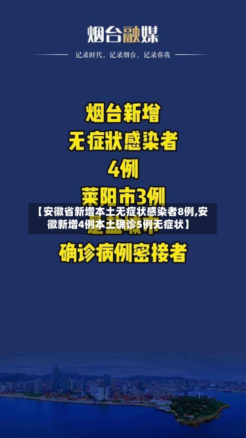【安徽省新增本土无症状感染者8例,安徽新增4例本土确诊5例无症状】-第3张图片