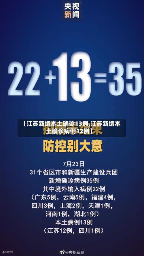 【江苏新增本土确诊13例,江苏新增本土确诊病例12例】-第3张图片
