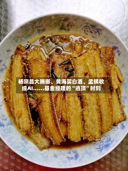 杨宗昌大腾挪、黄海买白酒、孟棋收缩AI……基金经理的“逃顶”时刻-第2张图片