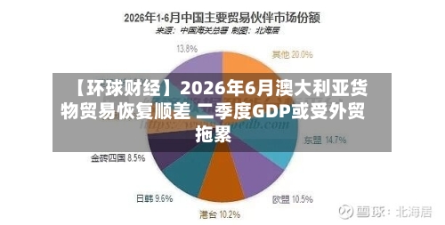 【环球财经】2026年6月澳大利亚货物贸易恢复顺差 二季度GDP或受外贸拖累