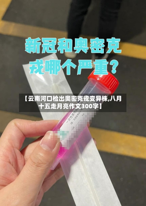 【云南河口检出奥密克戎变异株,八月十五走月亮作文300字】