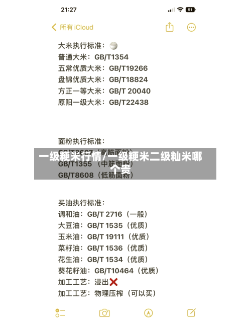 一级粳米行情/一级粳米二级籼米哪个贵-第2张图片
