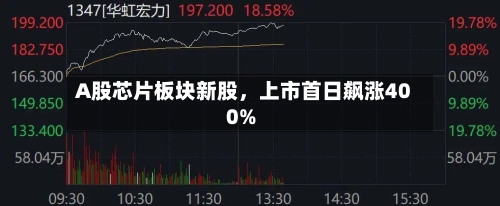 A股芯片板块新股，上市首日飙涨400%-第2张图片